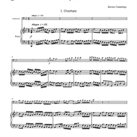 Three Moods for Euphonium and Piano - Piano Score
