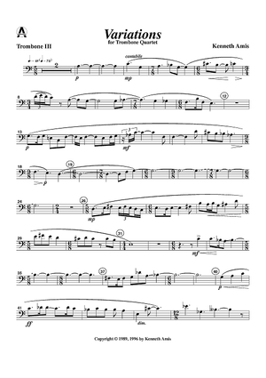 Variations - Trombone 3