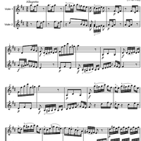 Sonata Op. 5 No. 6 - Score