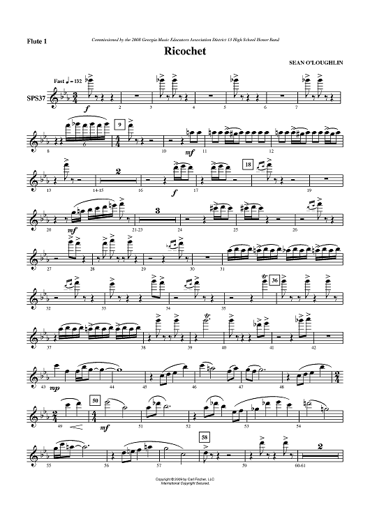 Ricochet - Flute 1
