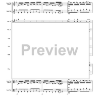 Invicta for solo violin or viola and string orchestra - Score