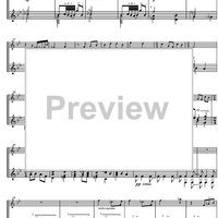 Quartet No. 1 in D major (D-dur). Movement II, Andante cantabile - Score