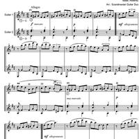 Suite Espagñola - Score