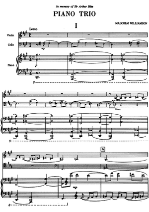 Piano Trio - Score