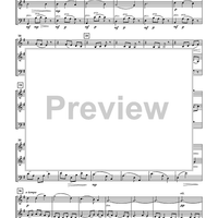 Cantiques de Noël - for String Trio - Score