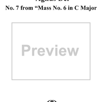 Agnus Dei - No. 7 from "Mass No. 6 in C major"