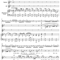 "Wir eilen mit schwachen, doch emsigen Schritten", Duet, No. 2 from Cantata No. 78: "Jesu, der du meine Seele" - Piano Score