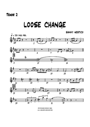 Loose Change - Tenor Sax 2