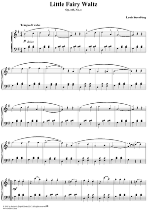 Little Fairy Waltz, Op. 105, No. 1
