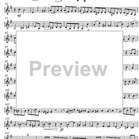 Prelude and Fugue No. 4 KV404A - Clarinet 2