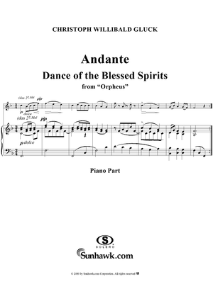 Dance of the Blessed Spirits - Piano Accompaniment