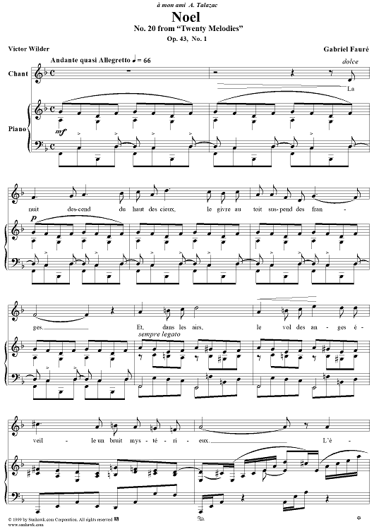 Noël - Op. 43, No. 1