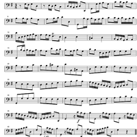 Sonata No. 3 G Major - Continuo