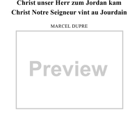 Christ Our Lord to Jordan Came, from "Seventy-Nine Chorales", Op. 28, No. 13