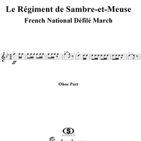 Le Régiment de Sambre-et-Meuse - Oboe