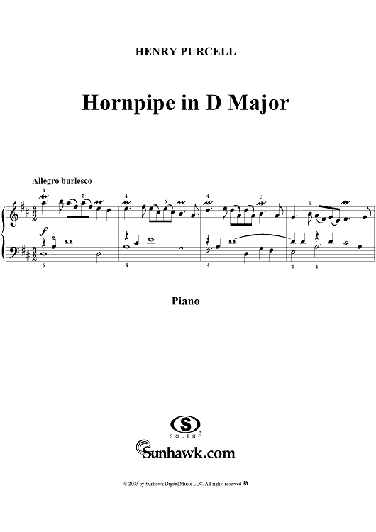 Hornpipe in D Major