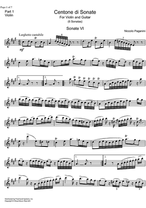 Sonata A Major - Violin