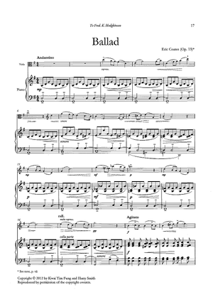 Ballad (Op. 13) - Piano Accompaniment