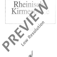 Rheinische Kirmestänze - Score