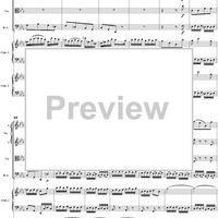 Double Clavier Concerto No. 1 in C Minor, Movement 3   (BWV 1060) - Score