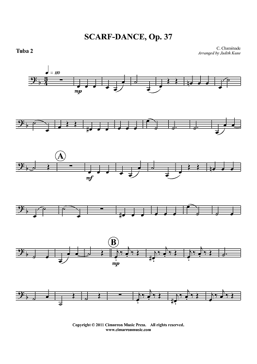 Scarf-Dance, Op. 37 - Tuba 2