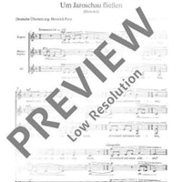 Drei Liebesmadrigale - Choral Score