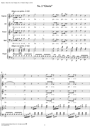 Mass No. 8 in C Major, "Mariazellermesse": No. 2, Gloria