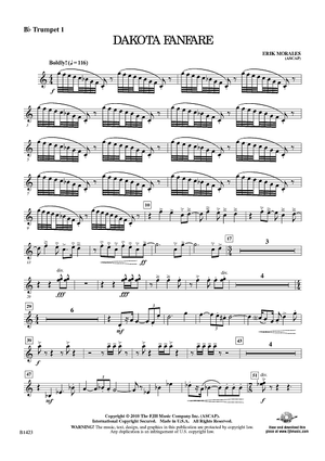 Dakota Fanfare - Bb Trumpet 1