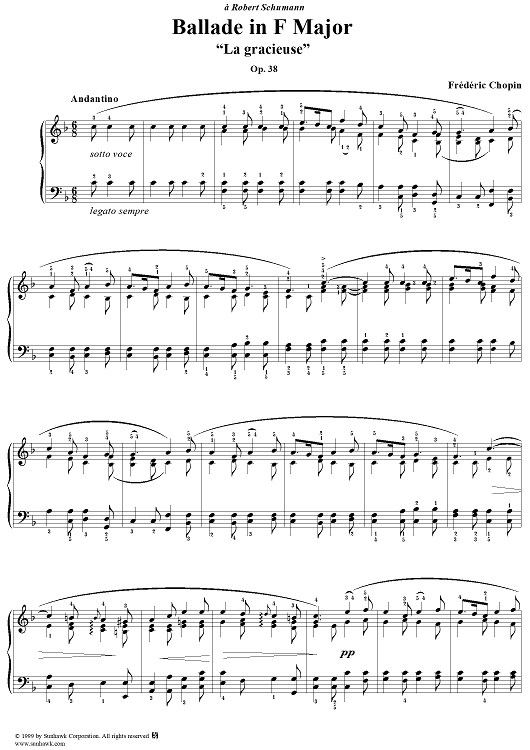 Ballade Op. 38 in F Major