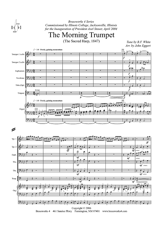 The Morning Trumpet - Score