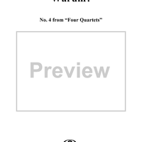 Four Quartets, Op. 92, No. 4: Warum?