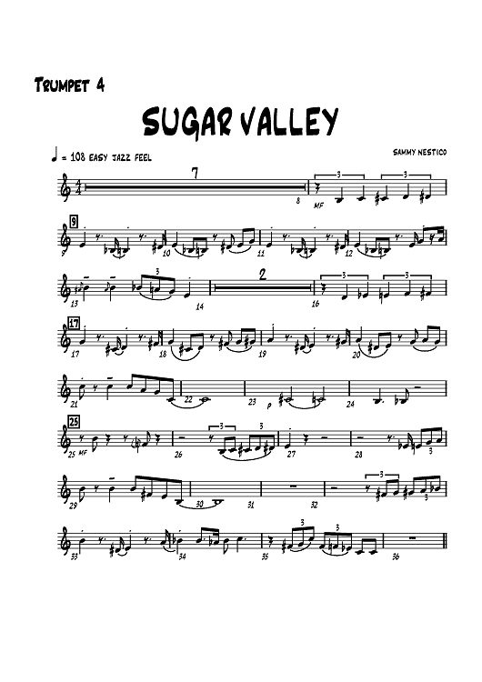Sugar Valley - Trumpet 4