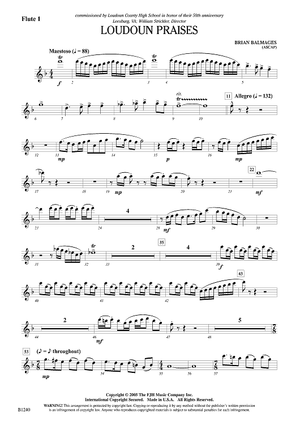 Loudoun Praises - Flute 1