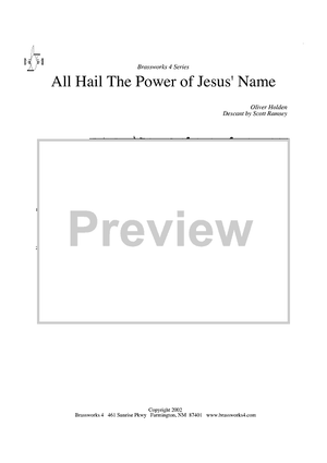 All Hail the Power of Jesus' Name - Euphonium