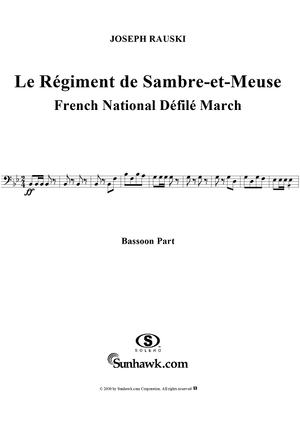 Le Régiment de Sambre-et-Meuse - Bassoon