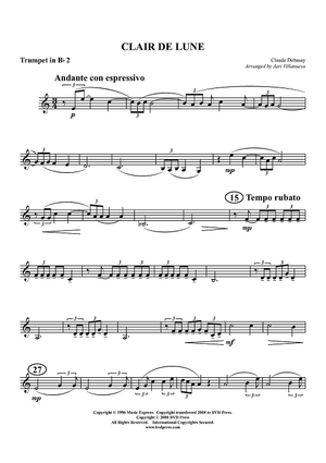 Clair de lune - Trumpet 2