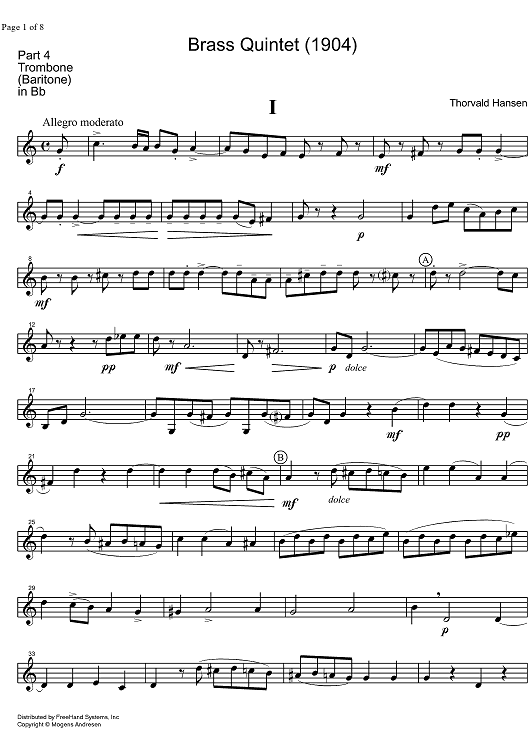 Quintet - B-flat Trombone 2