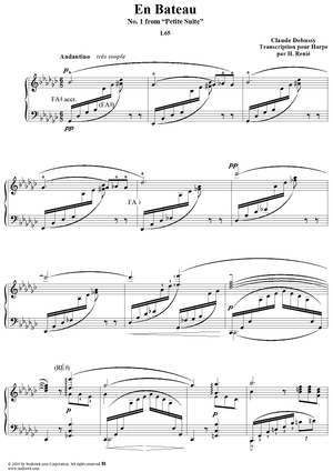En Bateau, No. 1 from "Petite Suite" (L65, No. 1)