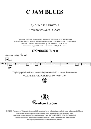 C Jam Blues - Trombone 2