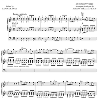 Slow Movement from Concerto in D Minor