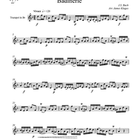 Badinerie - Trumpet in B-flat