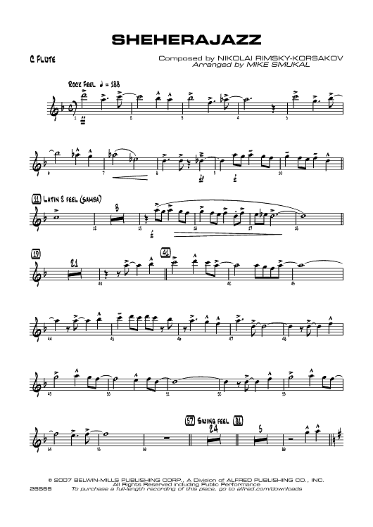 Sheherajazz - C Flute