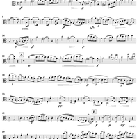 Duet No. 2 in A Minor - Viola 1