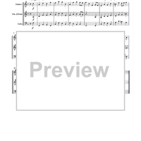 Bourée from Water Music - Score