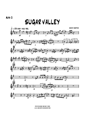 Sugar Valley - Alto Sax 2