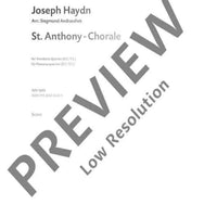 St. Anthony - Chorale - Score and Parts