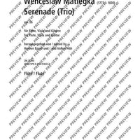 Serenade (Trio) - Score and Parts