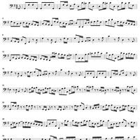 Brandenburg Concerto No. 3 in G Major - Cello