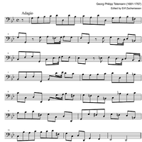 Sonata in G Minor (from Metodische Sonaten) - Continuo
