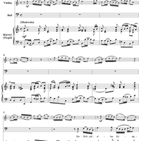 "Die Welt mit allen Königreichen", Aria, No. 4 from Cantata No. 59: "Wer mich liebet, der wird mein Wort halten" - Piano Score